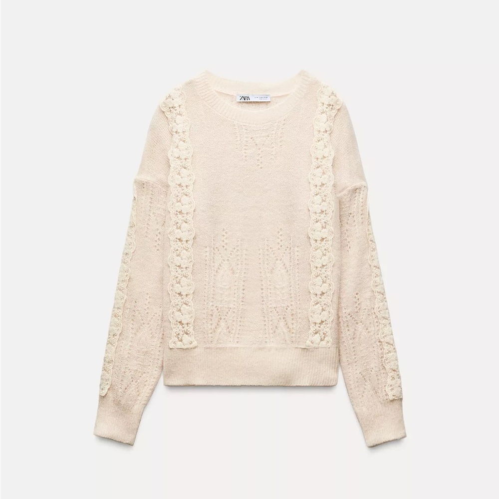 Zara Combination Lace Sweater